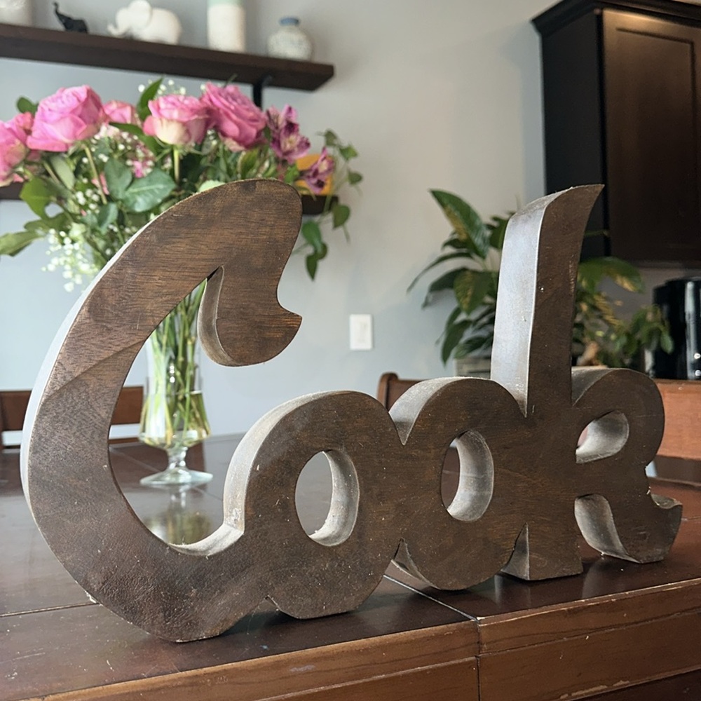 Wooden Cook Sign - Picture 3 of 3